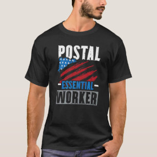 私は郵便人郵便運送業者の郵便配達人の求職者である Tシャツ