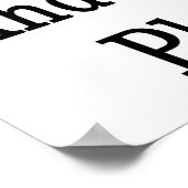 私は配管工で頭が切れるす素晴らし。 ポスター (角)