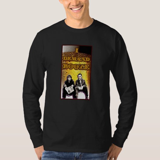 私は酒宴を要求します! Tシャツ (正面)