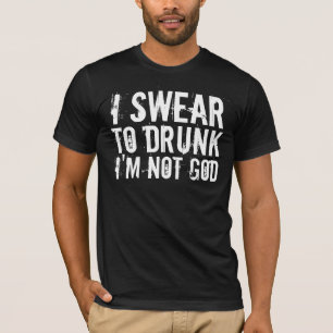 私は酔ったに私ではないです神誓います Tシャツ