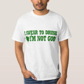 私は酔ったに私ではないです神誓います! Tシャツ
