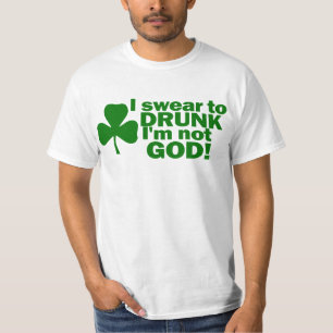 私は酔ったに私ではないです神誓います Tシャツ
