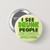 私は酔った人々に会います 缶バッジ (正面&裏面)