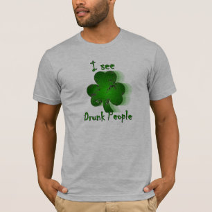 私は酔った人々に会います Tシャツ