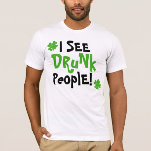 私は酔った人々に会います Tシャツ