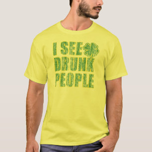 私は酔った人々に会います Tシャツ