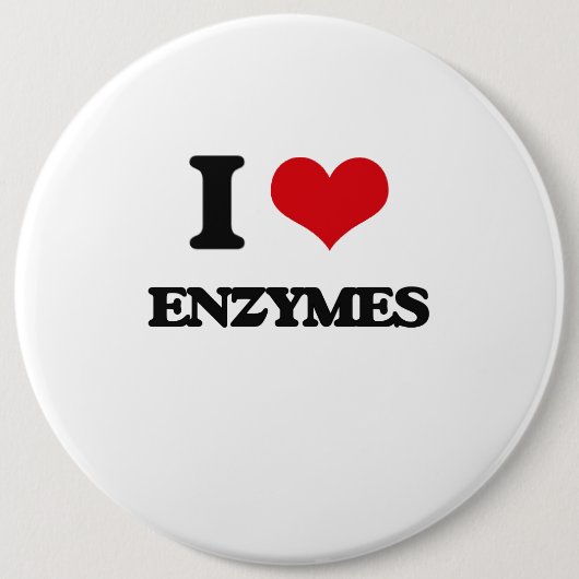 私は酵素を愛します 缶バッジ (正面)