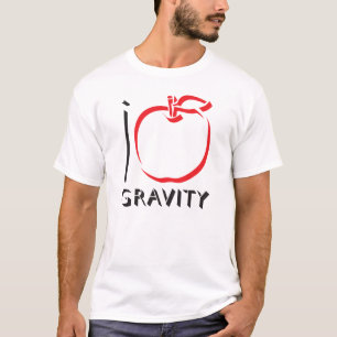 私は重力のTシャツを愛します Tシャツ