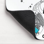 私は重症筋無力症で人を愛する認識度 マウスパッド (コーナー)