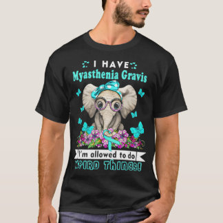 私は重症筋無力症認識度 Tシャツ