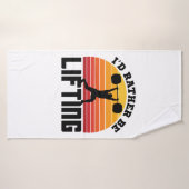 私は重量挙げのボディービルダーを持ち上げたい バスタオル (バスタオル)