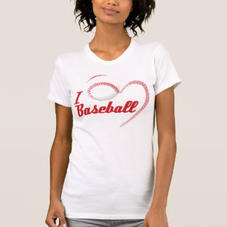私は野球のTシャツを愛します Tシャツ