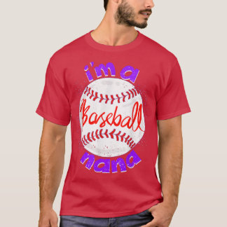 私は野球ナナカッコいいこうもりでボールおばあちゃんGIF Tシャツ