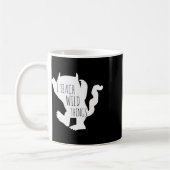 私は野生教えの物モンスターおもしろいハロウィンギフト コーヒーマグカップ (左)