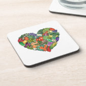 私は野菜が大好き コースター (左側)