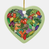 私は野菜が大好き セラミックオーナメント (裏面)