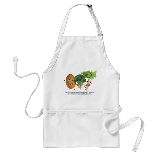 私は野菜を憎みます:) スタンダードエプロン (正面)