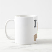 私は野菜を食べます コーヒーマグカップ (左)