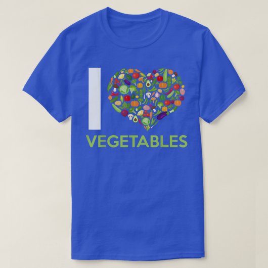 私は野菜フルーツ野菜ベジタリアン Tシャツ (デザイン正面)