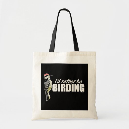 私は野鳥観察 トートバッグ (正面)