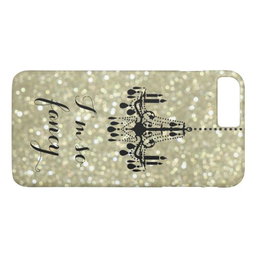 私は金ゴールドチャンデファンシーリアiPhone 7プラスケース Case-Mate iPhoneケース (裏面(横))