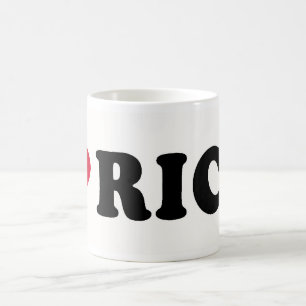 私は金持ちを愛します コーヒーマグカップ