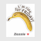 私は金曜日に熟している – おもしろいことわざ! シール (シート)