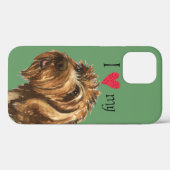 私は金髪のポインティンググリフォンが大好き Case-Mate iPhoneケース (裏面 (横))