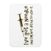 私は針得がある マグネット (縦)