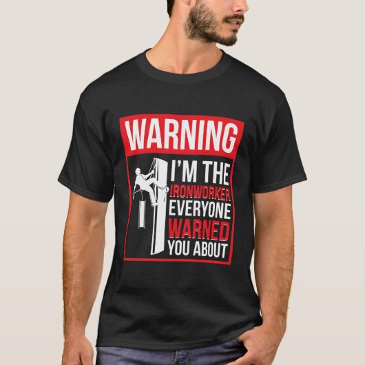 私は鉄工製鉄工員だ Tシャツ (正面)