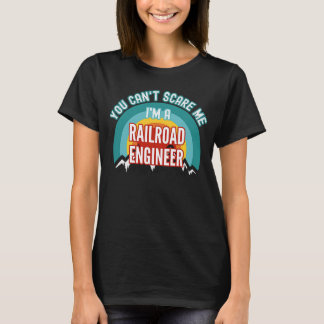 私は鉄道エンジニアだから怖くない Tシャツ