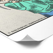 私は鉱山労働者の漫画を提供しないパーソナライズされた ポスター (角)