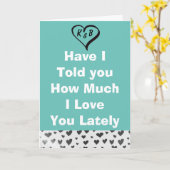 私は銀のティール（緑がかった色）カードであなたが大好き カード (黄色い花)