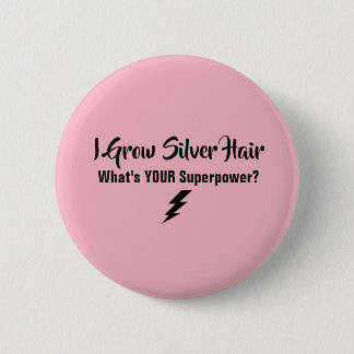 私は銀製の毛ボタンを育てます 缶バッジ