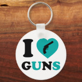 私は銃が大好き キーホルダー (正面)