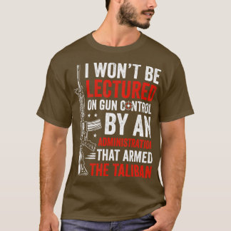 私は銃をコントロールする銃の愛好家パトリに講義されない Tシャツ