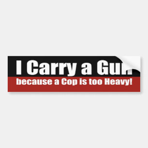 私は銃を運びます バンパーステッカー