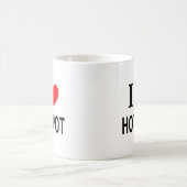 私は鍋が大好きです私は鍋が大好きです私は鍋が大好きです コーヒーマグカップ (中央)
