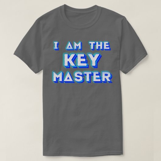 私は鍵マスター Tシャツ (デザイン正面)