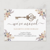 私は鍵花の新しいアドレスのお知らせを移動した 案内ポストカード (正面)