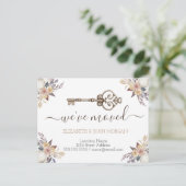 私は鍵花の新しいアドレスのお知らせを移動した 案内ポストカード (スタンド正面)