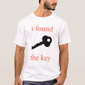 私は鍵 Tシャツ (正面)