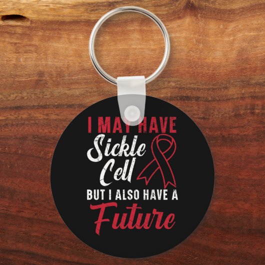 私は鎌細胞を持っているかもしれないが、私はまた未来を持っている1 キーホルダー (裏面)