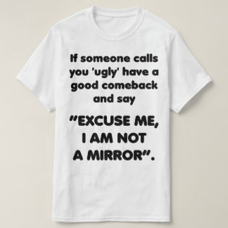 私は鏡ではない。復帰おもしろいシャツ Tシャツ
