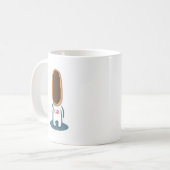 私は長いジョンのマグドーナツ住んでいます コーヒーマグカップ (正面左)