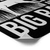 私は長い脚と大きなラック鹿の狩り ポスター (角)