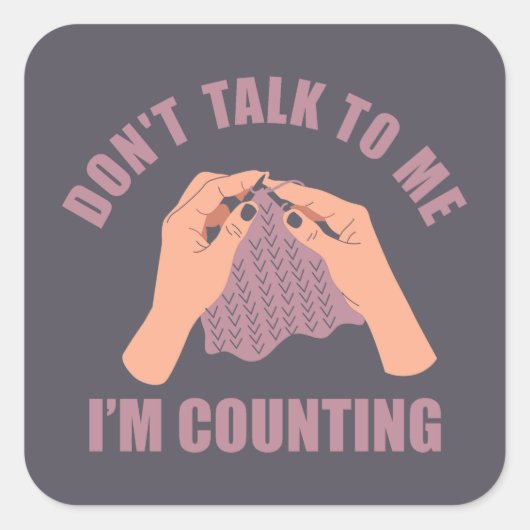 私は長い間話すなおもしろいい スクエアシール (正面)