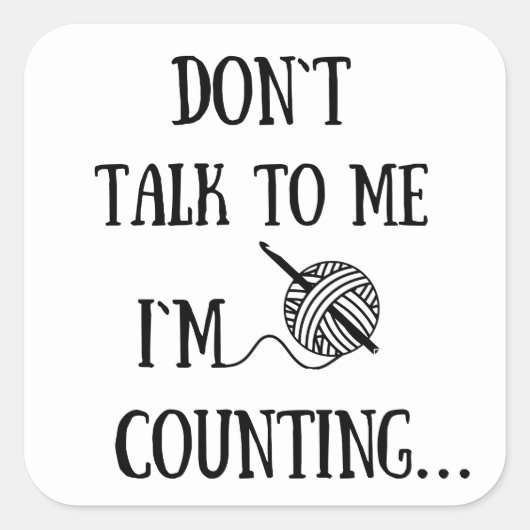 私は長い間話すなおもしろいい スクエアシール (正面)