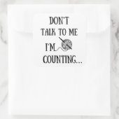 私は長い間話すなおもしろいい スクエアシール (バッグ)