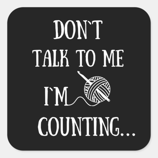 私は長い間話すなおもしろいい スクエアシール (正面)